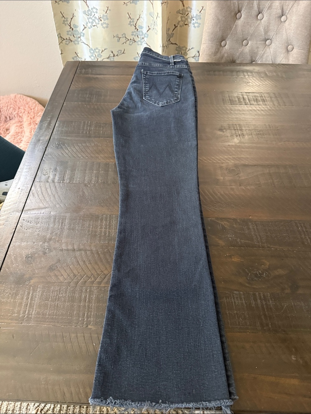 MOTHER Women's High Rise Dark Indigo Flare Jeans